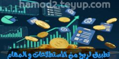 تطبيق لربح المال من الاستطلاعات و المهام من خلال الهاتف